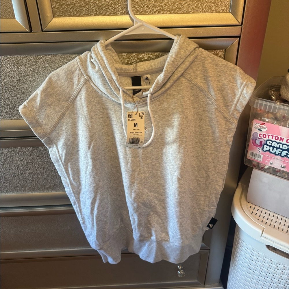 Adidas Light Gray Hoodie